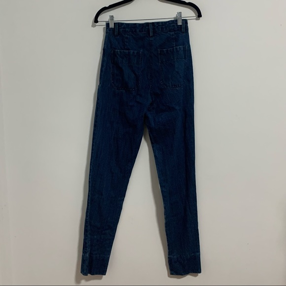 New Maria Stanley high rise straight leg minimalist style jeans Size 0 - Picture 4 of 10